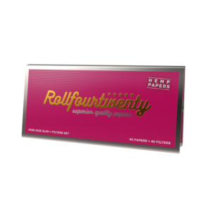 Giấy Cuốn Hồng RollFourtwenty + Đầu Lọc RollFourTwenty Pink Rolling Paper + Filters