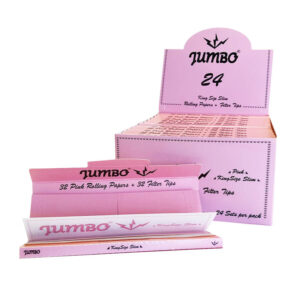 Giấy Jumbo Hồng Kingsize + Tips Jumbo Pink Kingsize + Filter