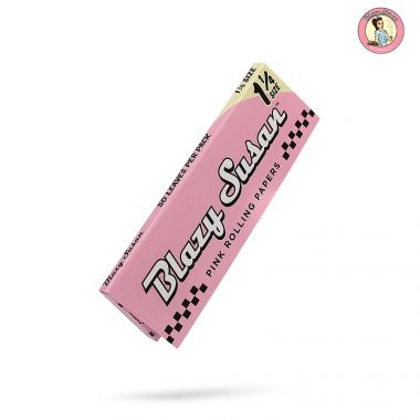 Giấy Blazy Susan Hồng Ngắn 1 1/4 Pink Blazy Susan Rolling Paper