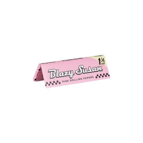 Giấy Blazy Susan Hồng Ngắn 1 1/4 Pink Blazy Susan Rolling Paper