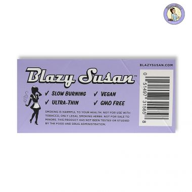 Giấy Blazy Susan Tím Kingsize + Tips +Mâm cuốn Purple Blazy Susan Kingsize Slim Rolling Paper + Filters + Tray