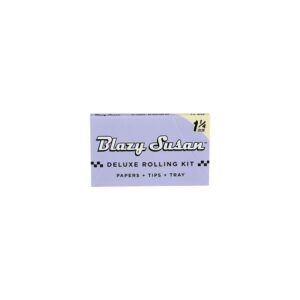 Giấy Blazy Susan Tím ngắn + Tips +Mâm cuốn Purple Blazy Susan 1 1/4 Rolling Paper + Filters + Tray