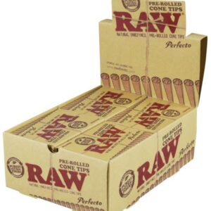 Đầu Lọc RAW Bóng Chày Cuốn Sẵn RAW Preroll Perfecto Cone Tips