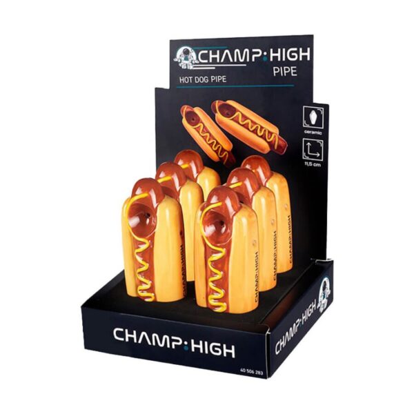 Tẩu Champ High Ceramic Hot Dog 11cm 11cm Champ High Ceremic Hot Dog Pipe