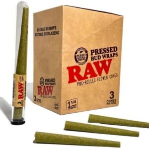 Blunt Raw 1/4 Terpene 3 Điếu Cuốn Sẵn Blunt Raw 1/4 Terpene Preroll HempWrap