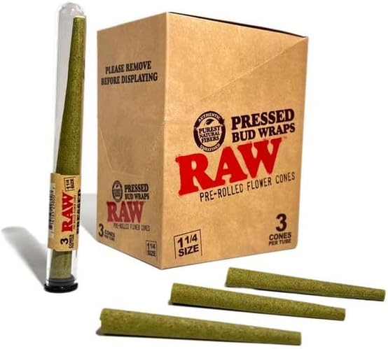 Blunt Raw 1/4 Terpene 3 Điếu Cuốn Sẵn Blunt Raw 1/4 Terpene Preroll HempWrap