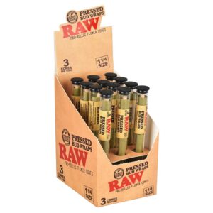 Blunt Raw 1/4 Terpene 3 Điếu Cuốn Sẵn Blunt Raw 1/4 Terpene Preroll HempWrap