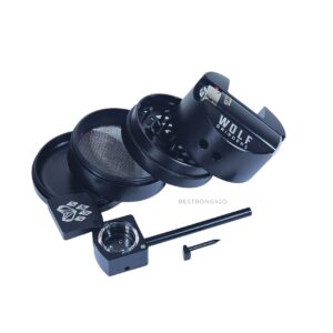 Xay Wolf Cao Cấp Combo 3 trong 1 -Wolf Grinders Combo Crusher All-In-One Cannabis Kit -2.7“