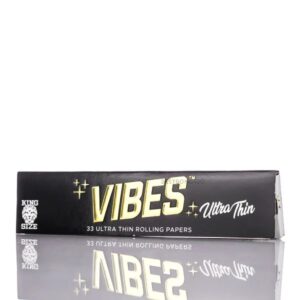 Giấy Vibes Đen Ultra Thin Kingsize + Tips - Vibes Black Ultra Thin Kingsize + Tips