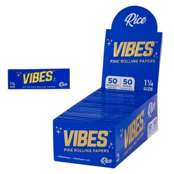 Giấy Cuốn Vibes Gạo Blue 1 1/4 - Vibes Blue Rice 1 1/4 Paper