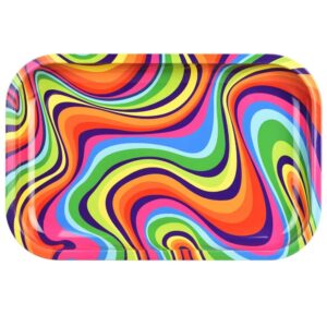 Mâm Rainbow Swirl - Rainbow Swirl Rolling Tray