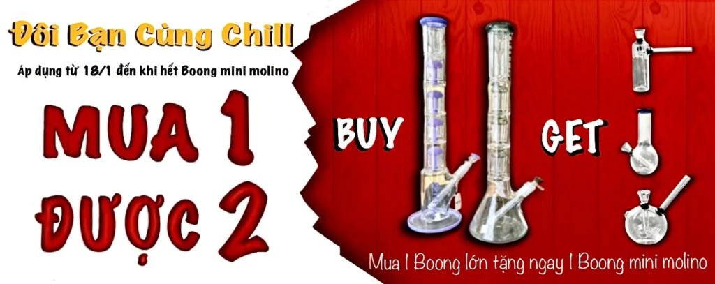 Mua 1 Boong Được 2 boong BUY BIG BONG GET MINI BONG