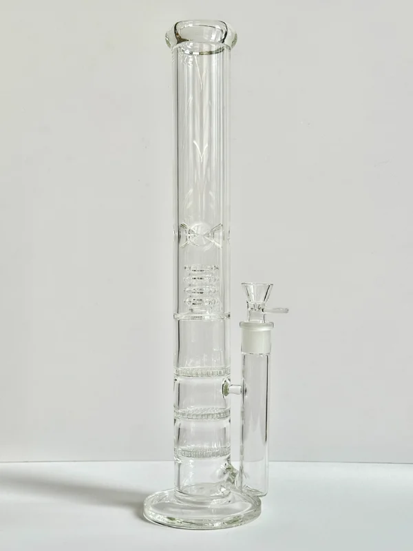 Boong Thuỷ Tinh 4 Lọc Tổ Ong 42cm  Quadruple Perc Honey Comb Glass Bong 42cm