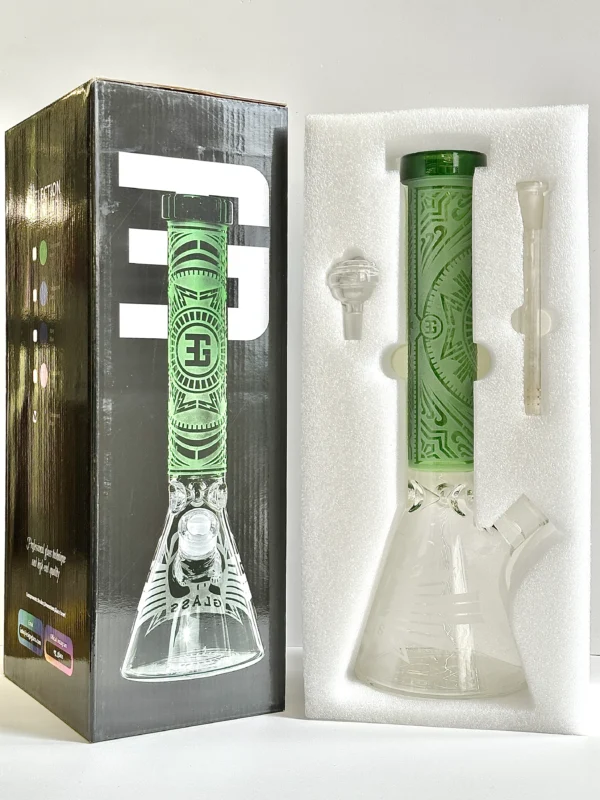 Boong Thuỷ Tinh EG Glass Cao Cấp Có Hộp 40cm  EG High-End Glass Bong 40cm with Box