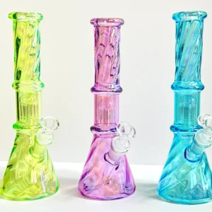 Boong Thuỷ Tinh Lọc Chùm EG Hologram 26cm Tree-Perc EG Hologram Glass Bong 26