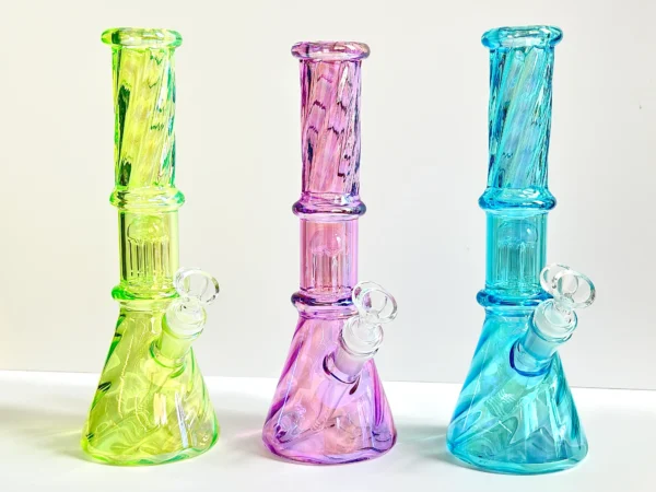 Boong Thuỷ Tinh Lọc Chùm EG Hologram 26cm Tree-Perc EG Hologram Glass Bong 26