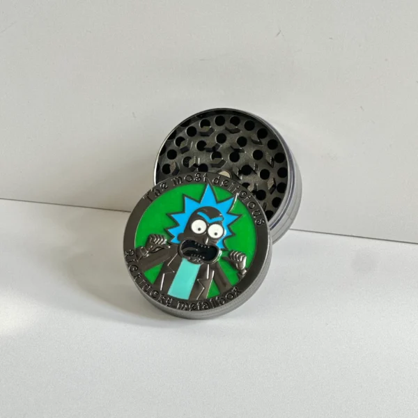 Cối Xay Thảo Dược 3 Tầng Rick & Morty 50mm 4-Piece Rick & Morty 60mm Herb Grinder